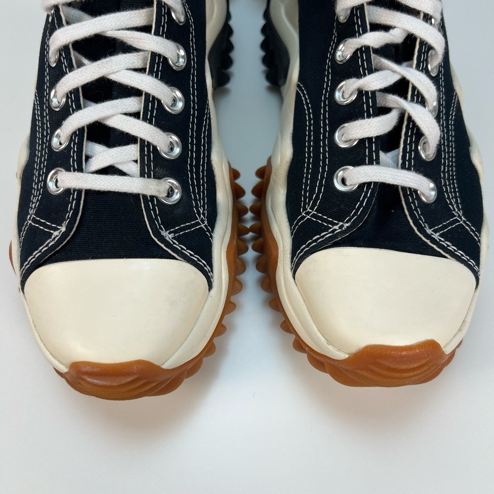 Converse Black and White Platform Sneakers - Picture 10 of 15